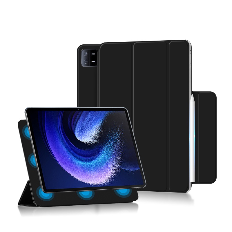 Bao Da PU Máy Tính Bảng Nắp Gập Nam Châm Kiêm Giá Đỡ Cho Xiaomi Mi Pad 6 Pro 11 inch Xiaomi Pad 6 Mi Pad 6 Pro 11 "2023