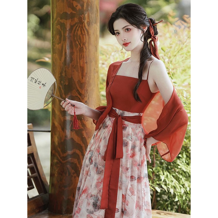 Bộ Hán Phục Phong Cách Trung Hoa Thời Trang Mùa Hè Mới 2023 Dành Cho Nữ