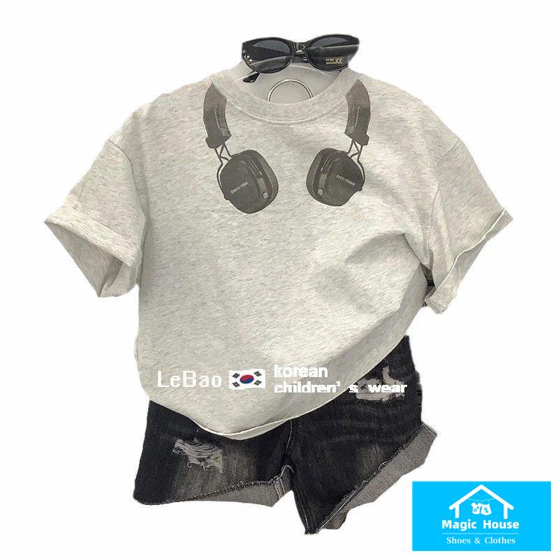 Áo Thun Cotton Ngắn Tay Thời Trang Mùa Hè Dành Cho Bé