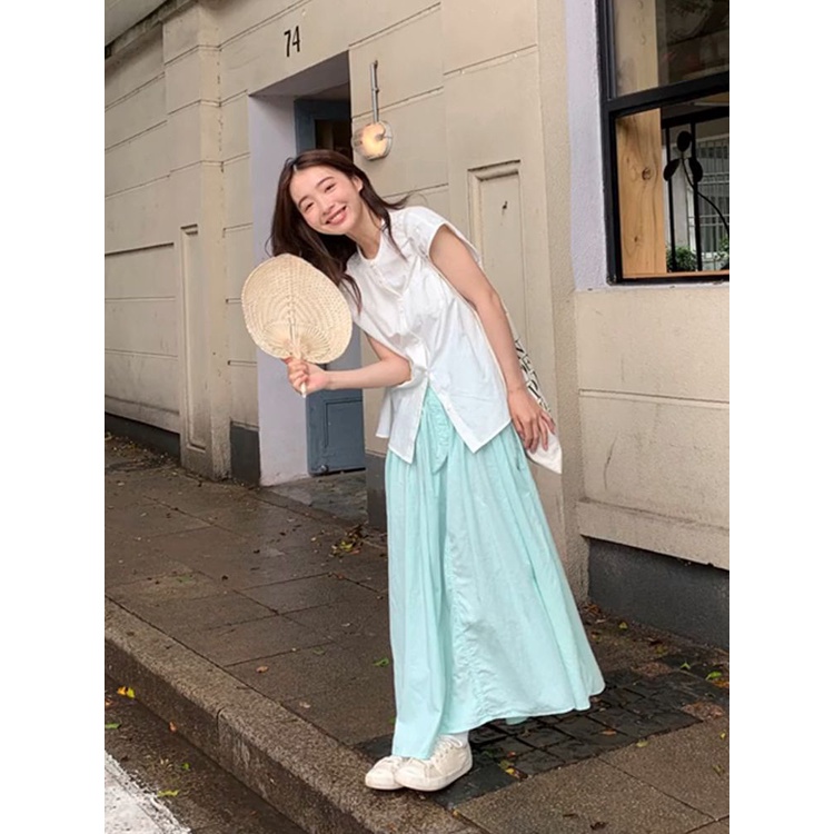 Set Áo Và Chân Váy Phong Cách Preppy Thời Trang Cho Nữ 6.6 Tuổi