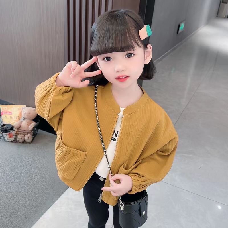 ~ Áo Khoác Dáng Vừa Thời Trang Mới 2023 Dành Cho Bé Gái