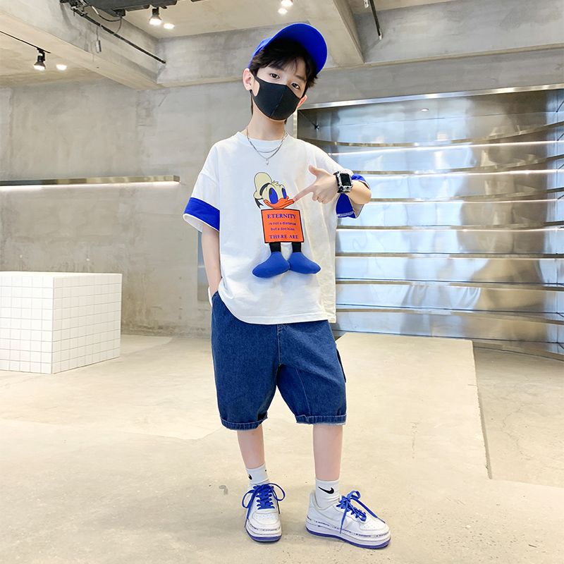 Bộ Quần Áo Mùa Hè Phong Cách Thời Trang Mới 2023 Dành Cho Bé Trai