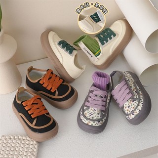 Giày thể thao canvas quai dán phong cách hàn quốc mới cho bé