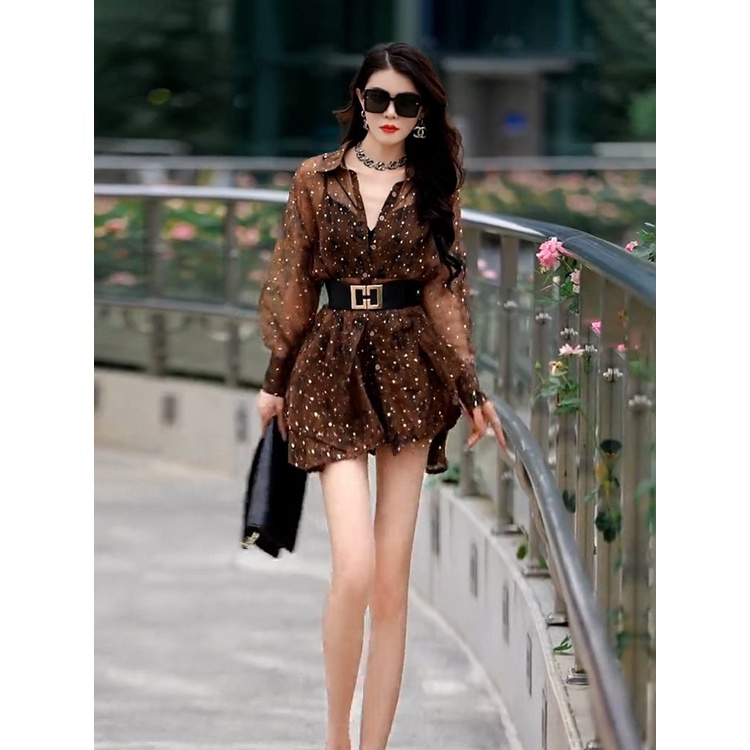 Hàng Có Sẵn Đầm Dáng Rộng Tay Dài Sang Trọng Mùa Hè 2023