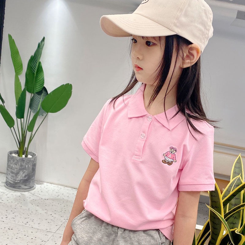 Hàng Mới Về Áo Thun POLO Tay Ngắn Phong Cách Mới 2023 Dành Cho Bé Gái