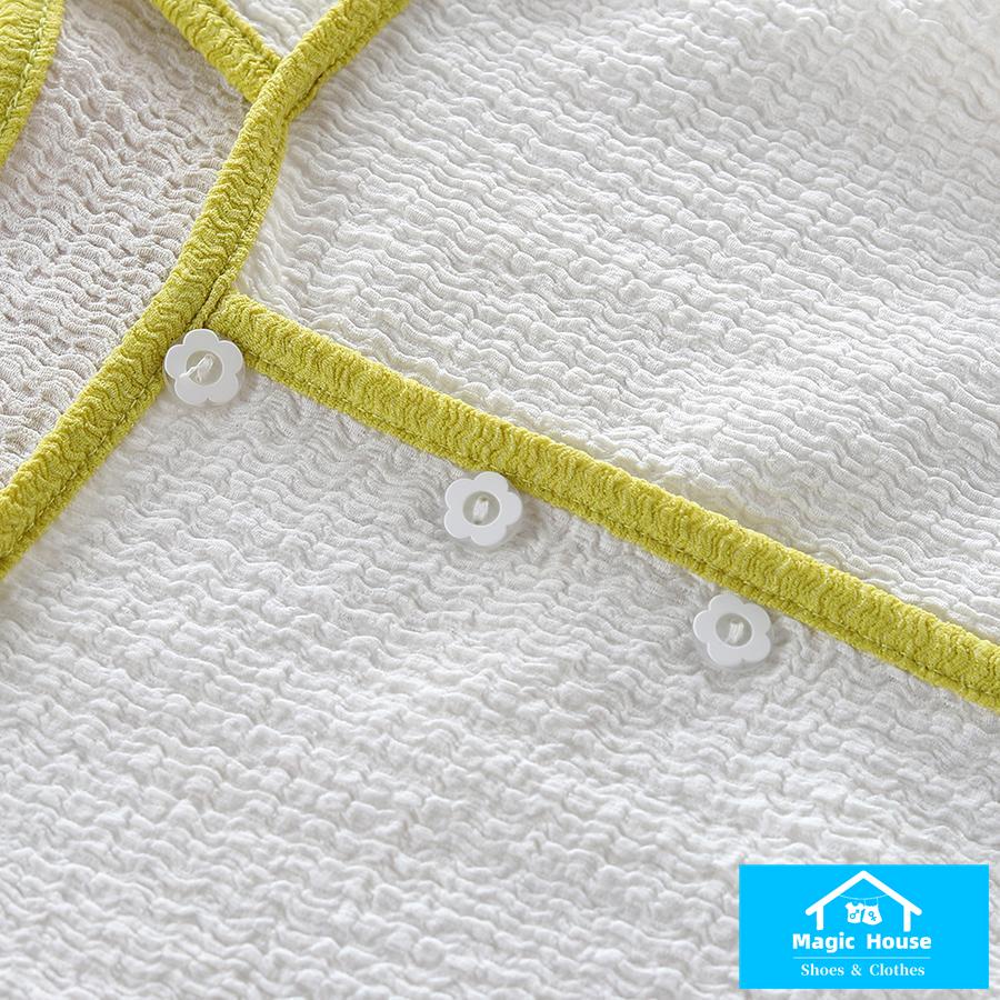 Set Áo Thun Ngắn Tay Và Chân Váy Phong Cách Pháp Thời Trang Mùa Hè Cho Bé Gái