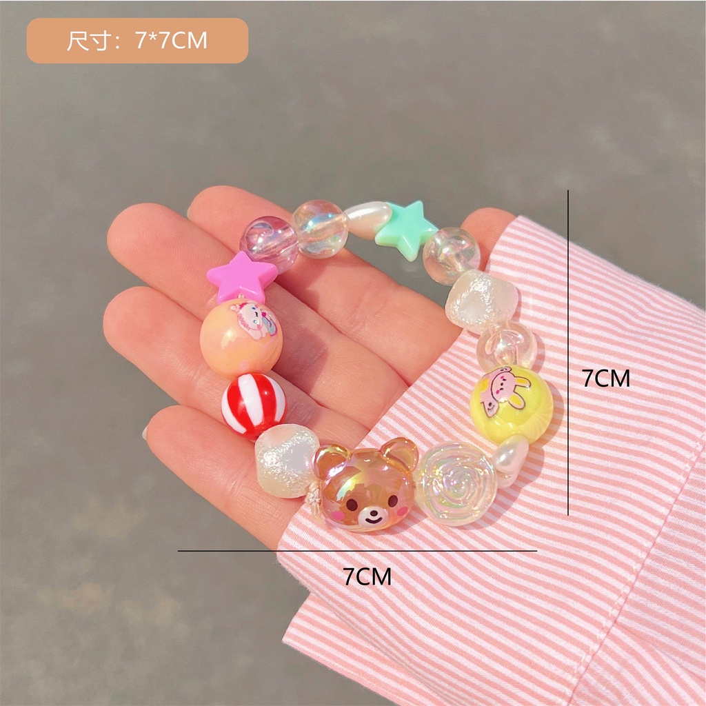 Vòng Đeo Tay YoYo Hình Thỏ Dễ Thương Dùng Làm Quà Tặng Cho Bạn Gái / Bạn Bè
