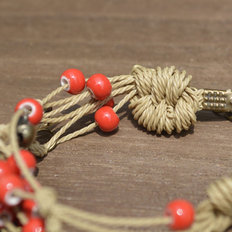 Vòng Đeo Tay Bằng Gốm Sứ Phong Cách Bohemian Thời Trang Cho Nữ