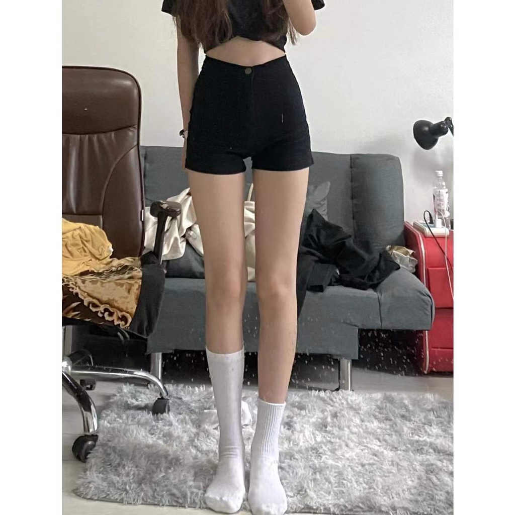 Quần Short Lưng Cao Thời Trang Mùa Hè Hàn Quốc Dành Cho Nữ