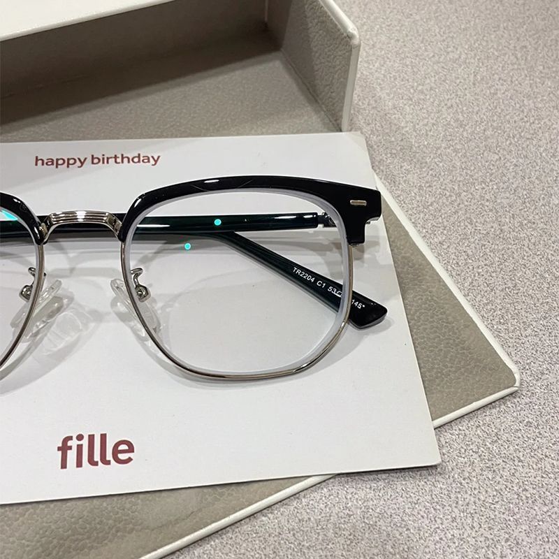 Gọng Kính Đeo Mắt Hàng Ngày! Bút Kẻ Lông Mày Màu Sắc retro Siêu Nhẹ Có Thể Tẩy Rửa