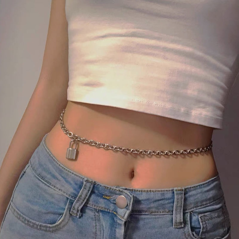 Thắt Lưng Dây Xích Kim Loại Thời Trang Mùa Hè Cho Nữ