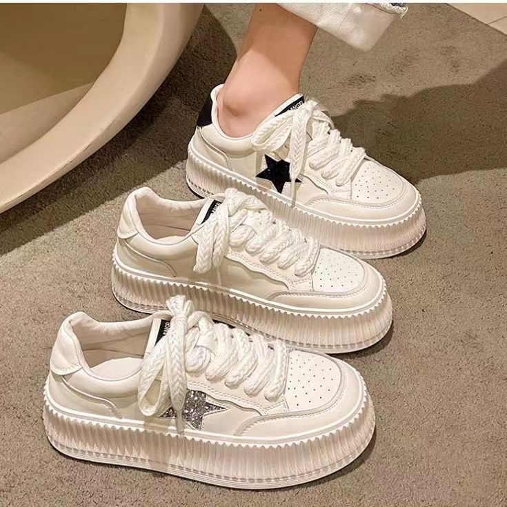 Giày Lười Đế Dày Mềm Mại Chống Trượt Họa Tiết Ngôi Sao Thời Trang Mùa Hè Cho Nữ