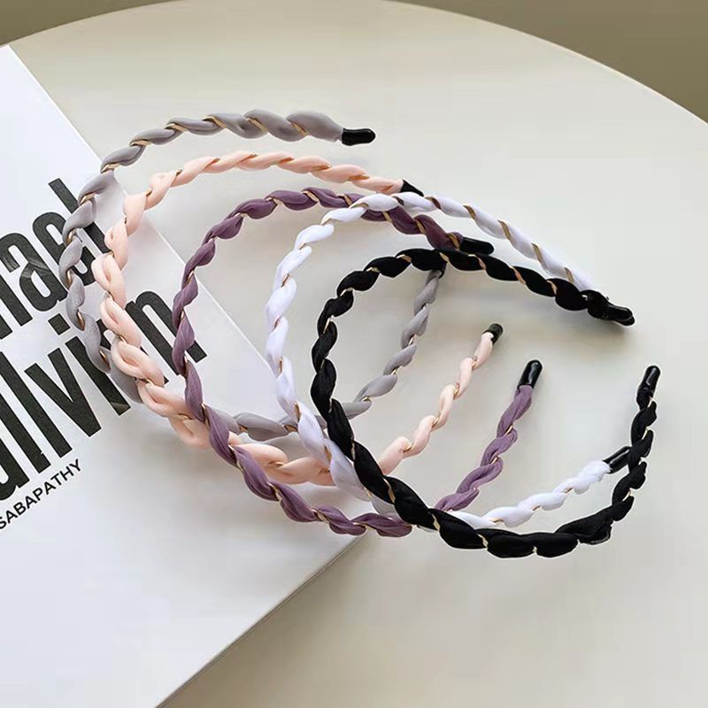 Băng Đô Cài Tóc Dạng Xoắn Phong Cách Thời Trang Đơn Giản