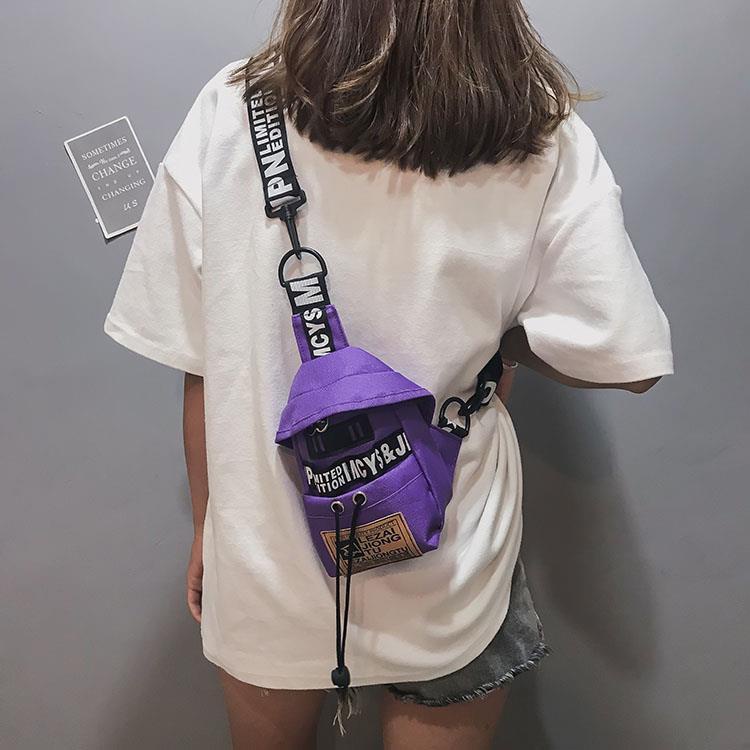 Túi Đeo Chéo Ngực Vải Oxford Nhỏ Gọn Nhẹ Đơn Giản Phiên Bản Hàn Quốc Mới