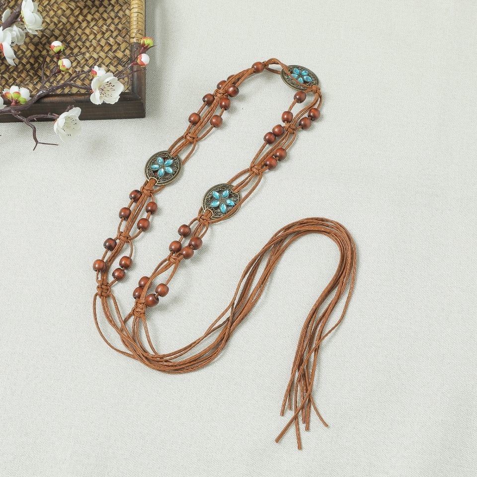 Dây Thắt Lưng Dây Xích Phong Cách Bohemian Thời Trang Cho Nữ