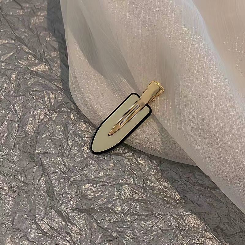 Xiao Xiangfeng Kẹp Tóc Hàn Quốc ins Bảng Đen Trắng Không Để Lại Dấu Hai Bên Mỏ Vịt c