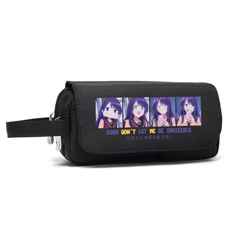 Kubo Won't Let Me Be Invisible anime and manga Two-Dimensional Kubo Jusaki around pencil pouch large stationery box students junior