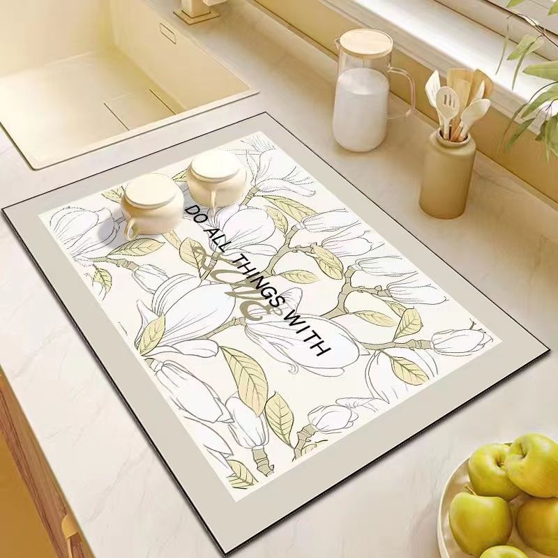 Thảm Lót Sàn Nhà Bếp Thoát Nước Chống Trượt Tiện Dụng