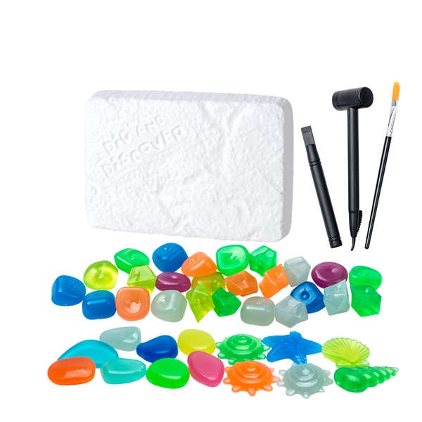 Đồ Chơi Kích Thích Trí Não Cho Bé DIY Đồ Chơi Đào Đá Quý Khủng Long Hóa Thạch Thủ Công diy Cho Bé Trai Bé Gái