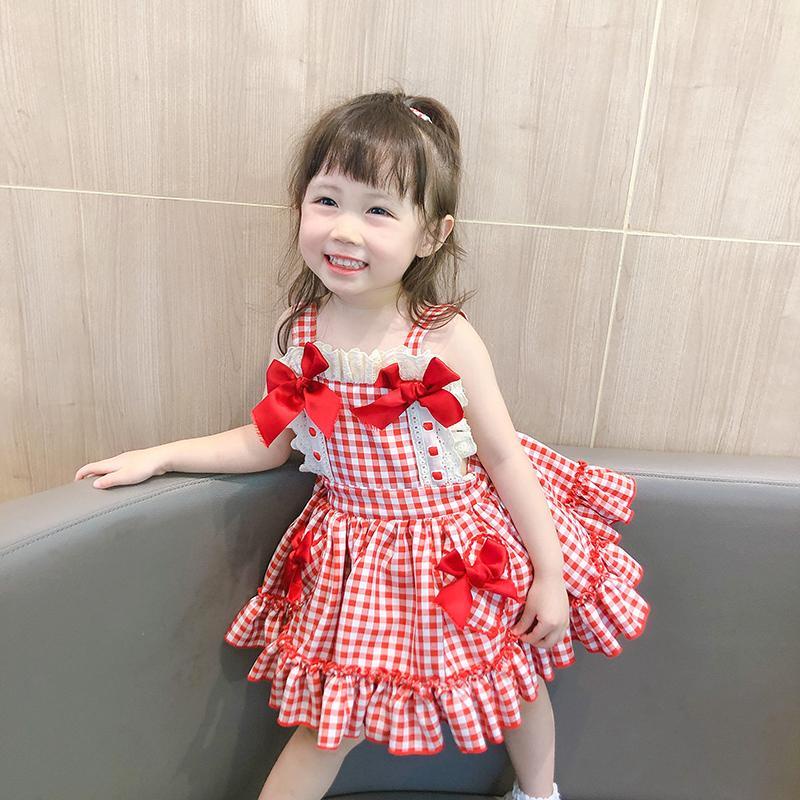 Hàng Mới Về Đầm Công Chúa Hai Dây Mùa Hè 2023 Phong Cách Phương Tây Dễ Phối Đồ Cho Bé Gái