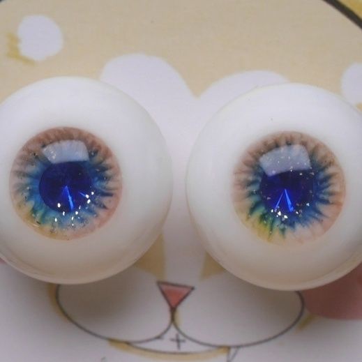 Mắt Thạch Cao 6 Điểm 12mm 14mm 14mm Chống Xoắn 4.28 Cho Búp Bê Bjd