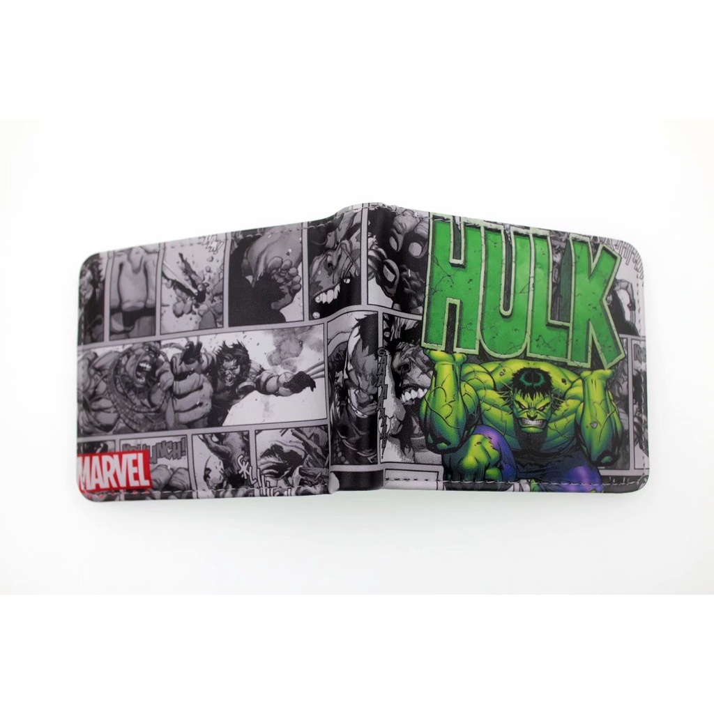 Ví Da PU Ngắn 20% Họa Tiết Siêu Anh Hùng Hoạt Hình