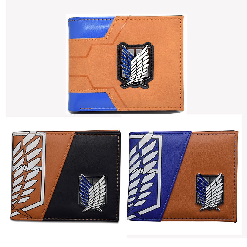Ví Da PU In Hình Đôi Cánh Phong Cách Attack on Titan Độc Đáo