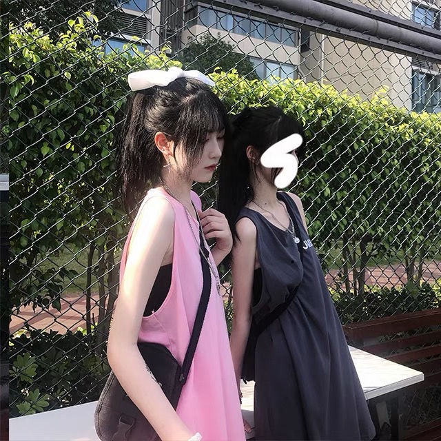 Áo Thun Thể Thao Không Tay 100% Cotton Mỏng Nhẹ Che Phủ Mông Dành Cho Búp Bê Barbie / Barbiecore