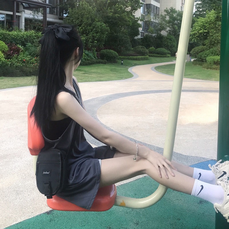 Áo Thun Thể Thao Không Tay 100% Cotton Mỏng Nhẹ Che Phủ Mông Dành Cho Búp Bê Barbie / Barbiecore