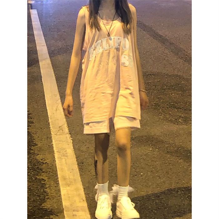 Áo Thun 100% Cotton Không Tay Dáng Rộng Thời Trang Mùa Hè Dành Cho Nữ