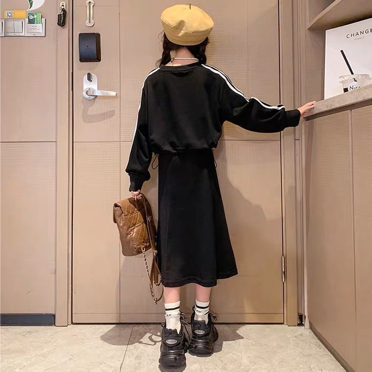 Set Áo Váy Xuân Thu 2023 Phong Cách Mới Cho Bé Gái