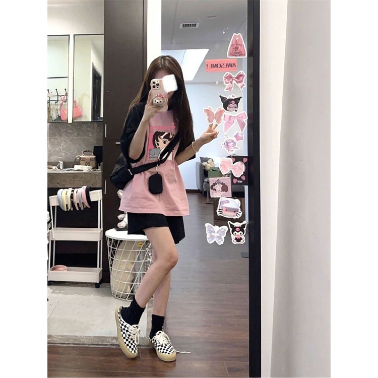 Áo Thun Tay Ngắn Dáng Rộng Thời Trang Mùa Hè Mới Cho Nữ