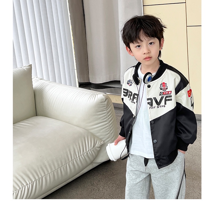 Hàng Mới Về Áo Khoác Bóng Chày Thời Trang Xuân Thu 2023 Phong Cách Mới Cho Bé