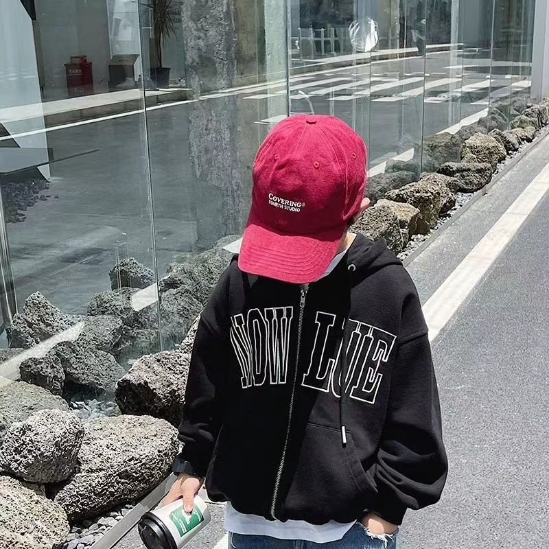 Áo Khoác Thể Thao Có Mũ Trùm Thời Trang Xuân Thu Phong Cách Mới 2023 Cho Bé Trai