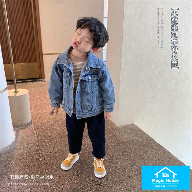 Áo Khoác Denim Thời Trang Mới 2023 Cho Bé