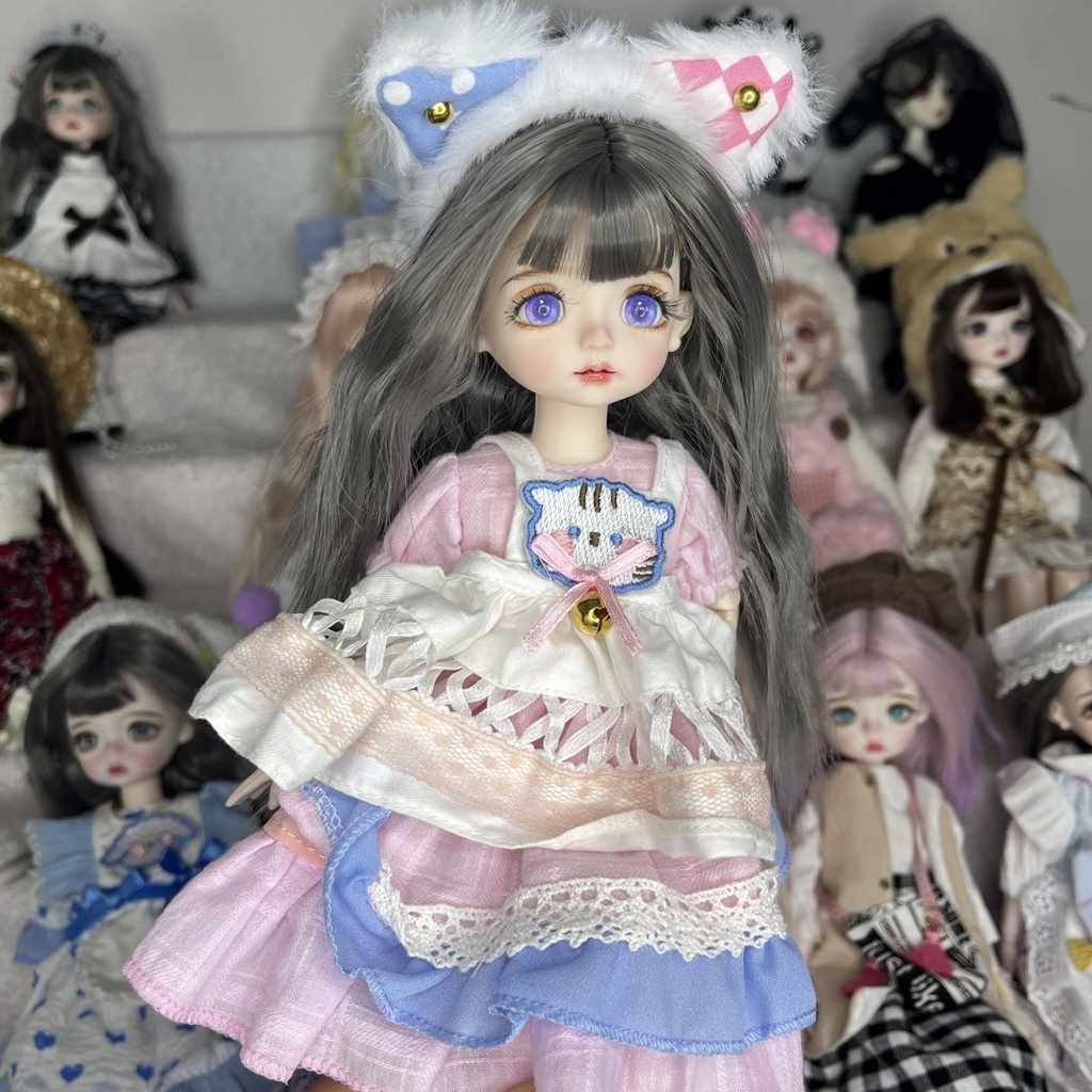 Búp Bê Mắt Thật 3D Có Khớp Nối 8.1 30cm Dễ Thương