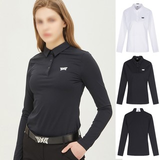 Phong cách mới quần áo golf trắng nữ dài tay ôm ôm hơn áo thể thao nhanh khô golf jersey top thoáng khí cx0602
