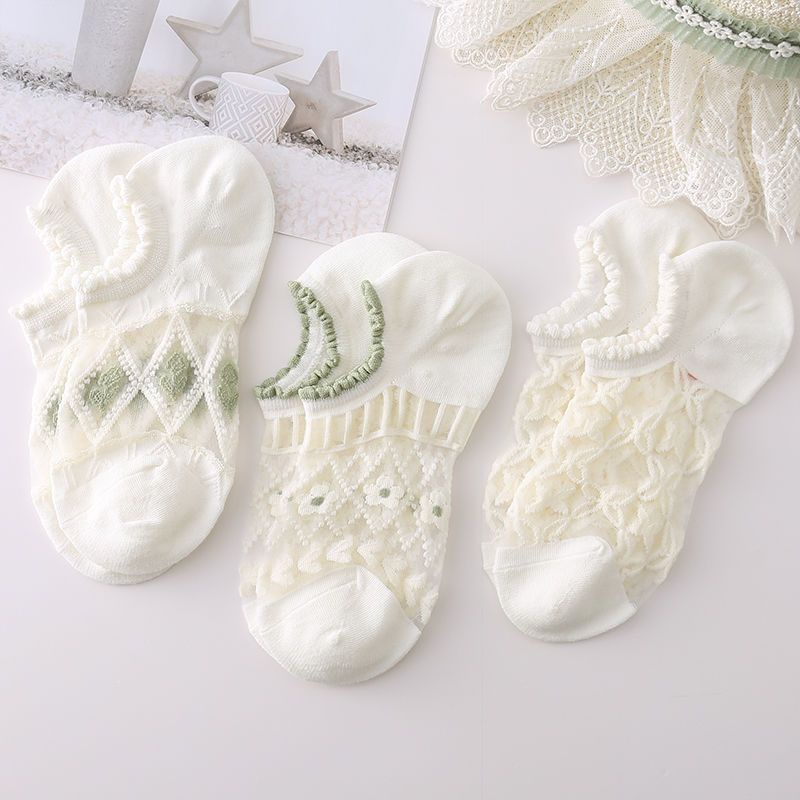 Vớ Lưới Cổ Thuyền Siêu Mỏng Thoáng Khí Thời Trang Mùa Hè