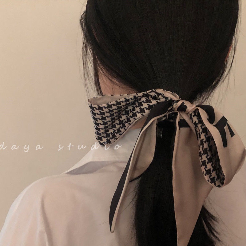 Khăn Quàng Cổ Lụa Cao Cấp Thanh Lịch Cổ Điển Pháp Hợp Thời Trang Hepburn