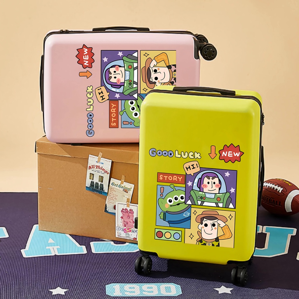 Vali nữ 20 inch hoạt hình hộp đựng xe đẩy nhỏ bền xách tay cho bé trai 24 inch