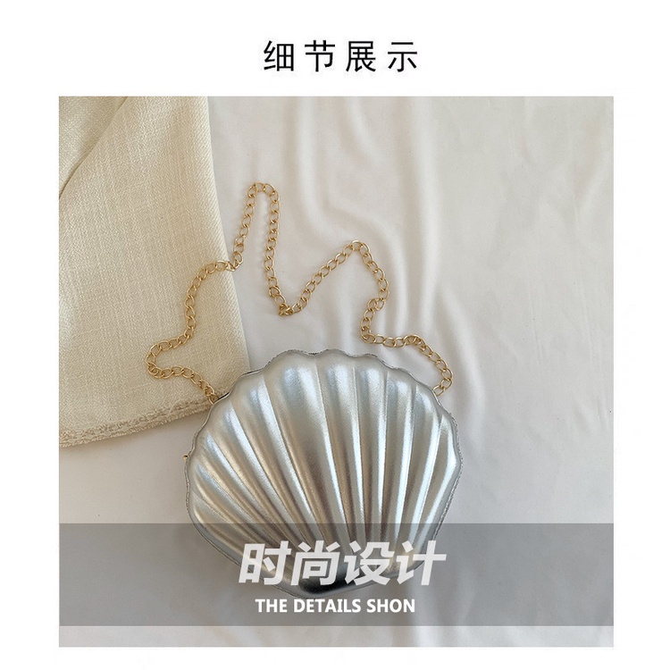 Túi Xách Mini Hình Vỏ Sò Phong Cách Retro 2023 Cho Nữ