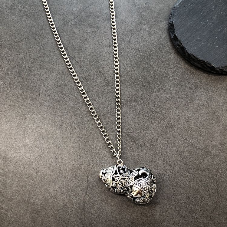 Vòng cổ Thép Titan Phong Cách Harajuku Âu Mỹ Cho Nam Và Nữ