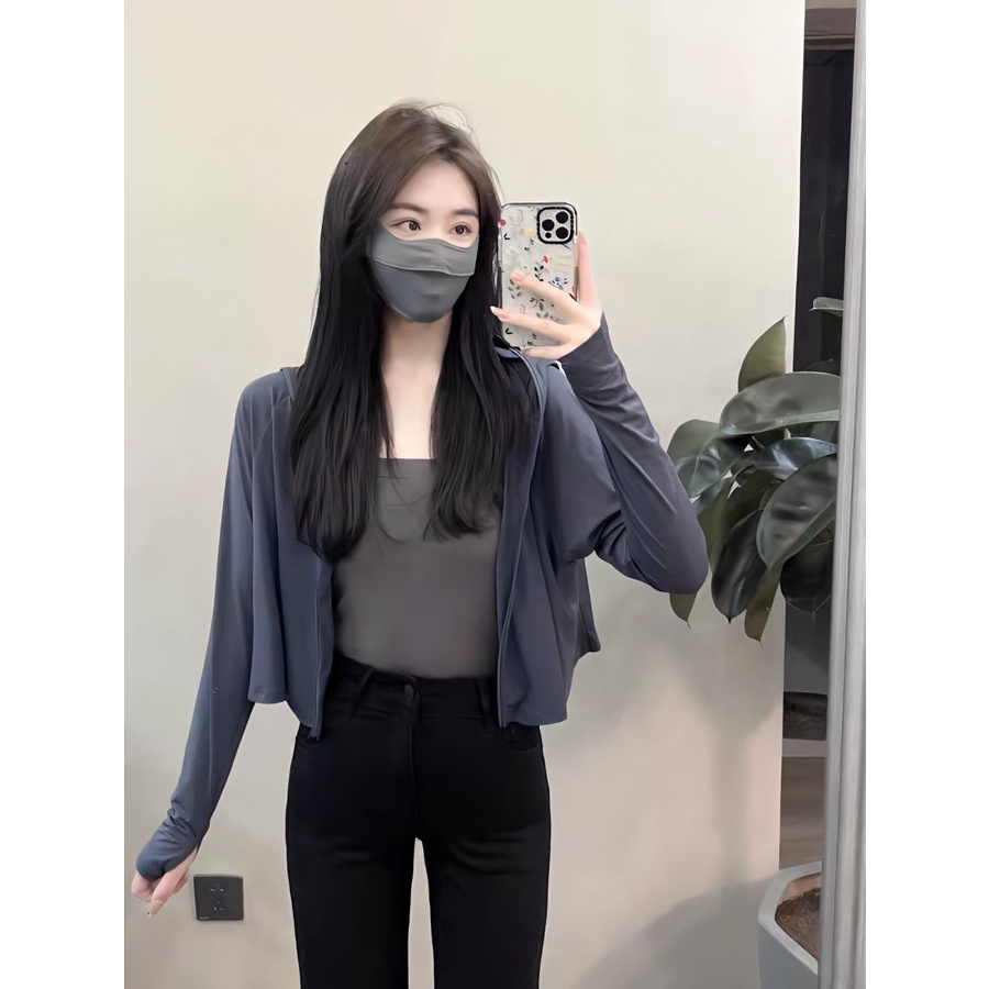 Áo Khoác Lụa Chống Nắng Thoáng Khí Thời Trang Mùa Hè Hàng Mới Dành Cho Bạn Nữ