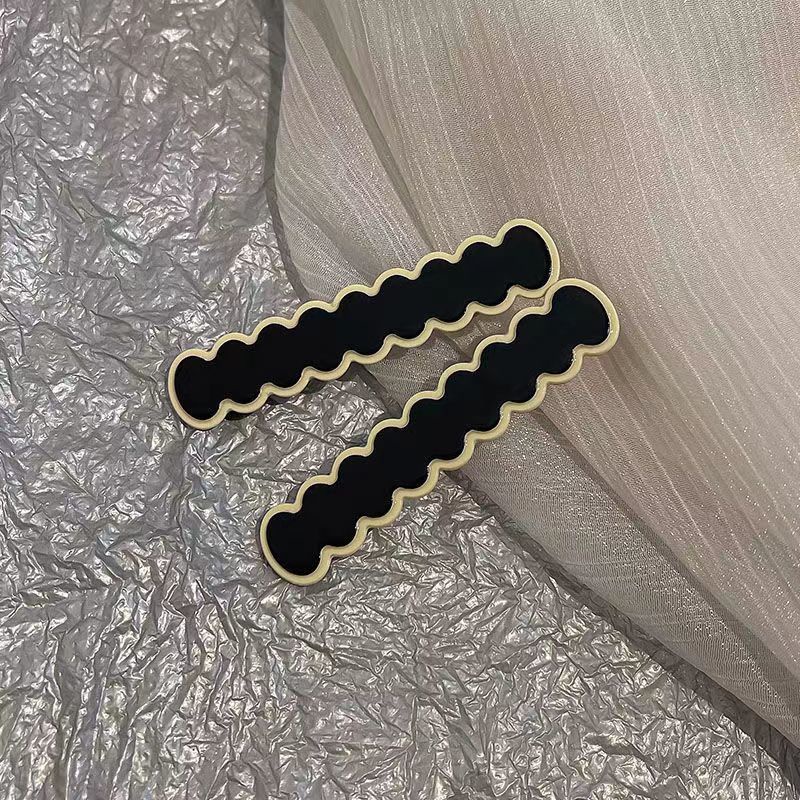 Xiao Xiangfeng Kẹp Tóc Hàn Quốc ins Bảng Đen Trắng Không Để Lại Dấu Hai Bên Mỏ Vịt c