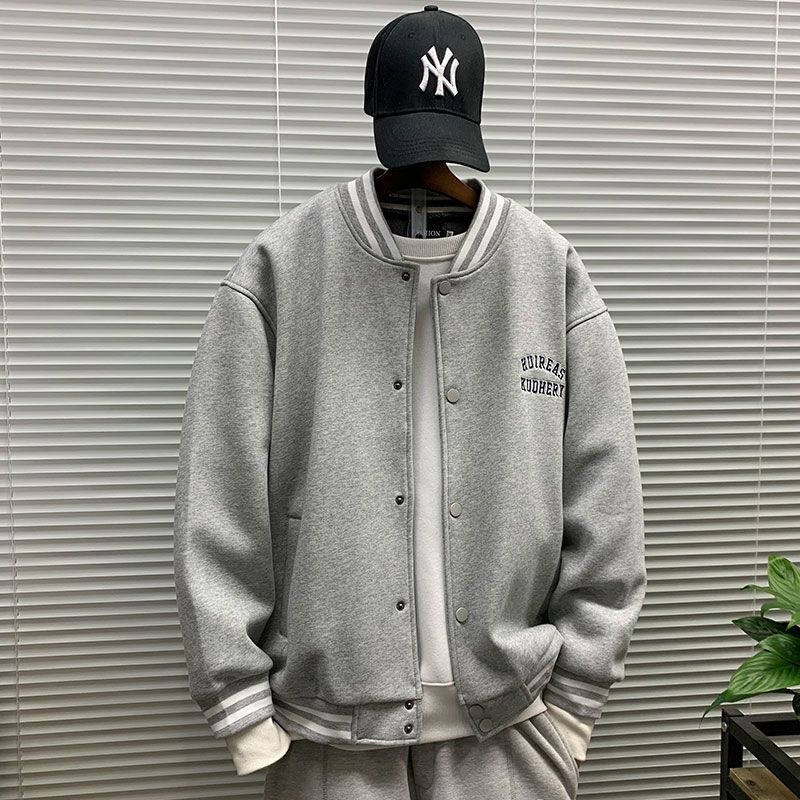 Áo Khoác Bóng Chày [40% off] Dáng Rộng Phong Cách Mới Mùa Thu Cho Nam