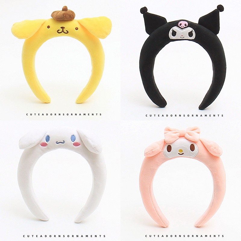 Băng Đô Rửa Mặt Vành Rộng Họa Tiết Hoạt Hình Sanrio Melody Cinnamon Dog