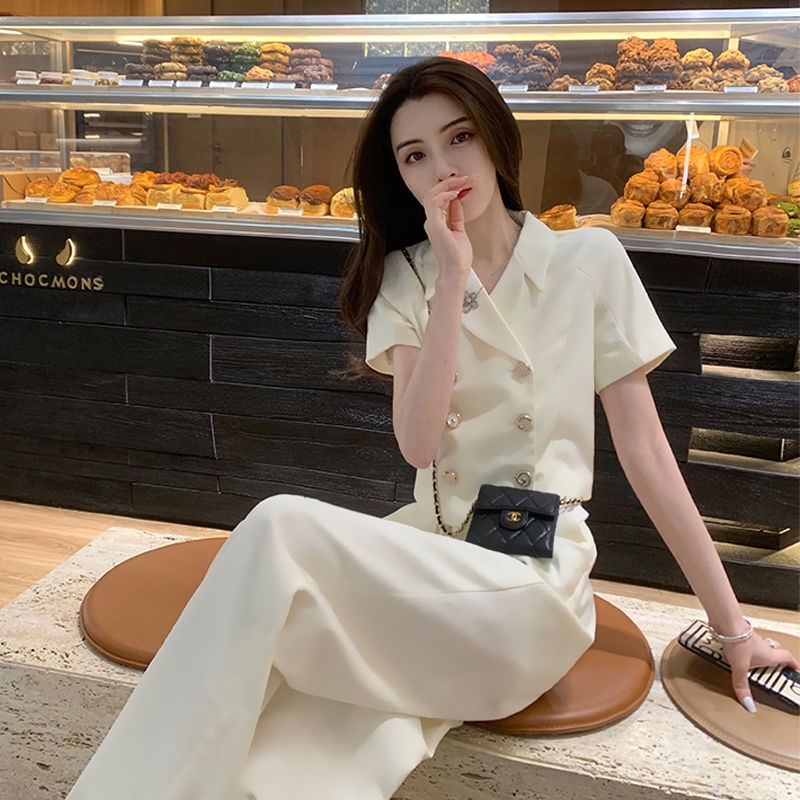 Hàng Mới Về Set Đồ Hai Mảnh Áo Khoác Nhẹ Phong Cách Mới Đơn Giản Chất Lượng Cao Cho Nữ