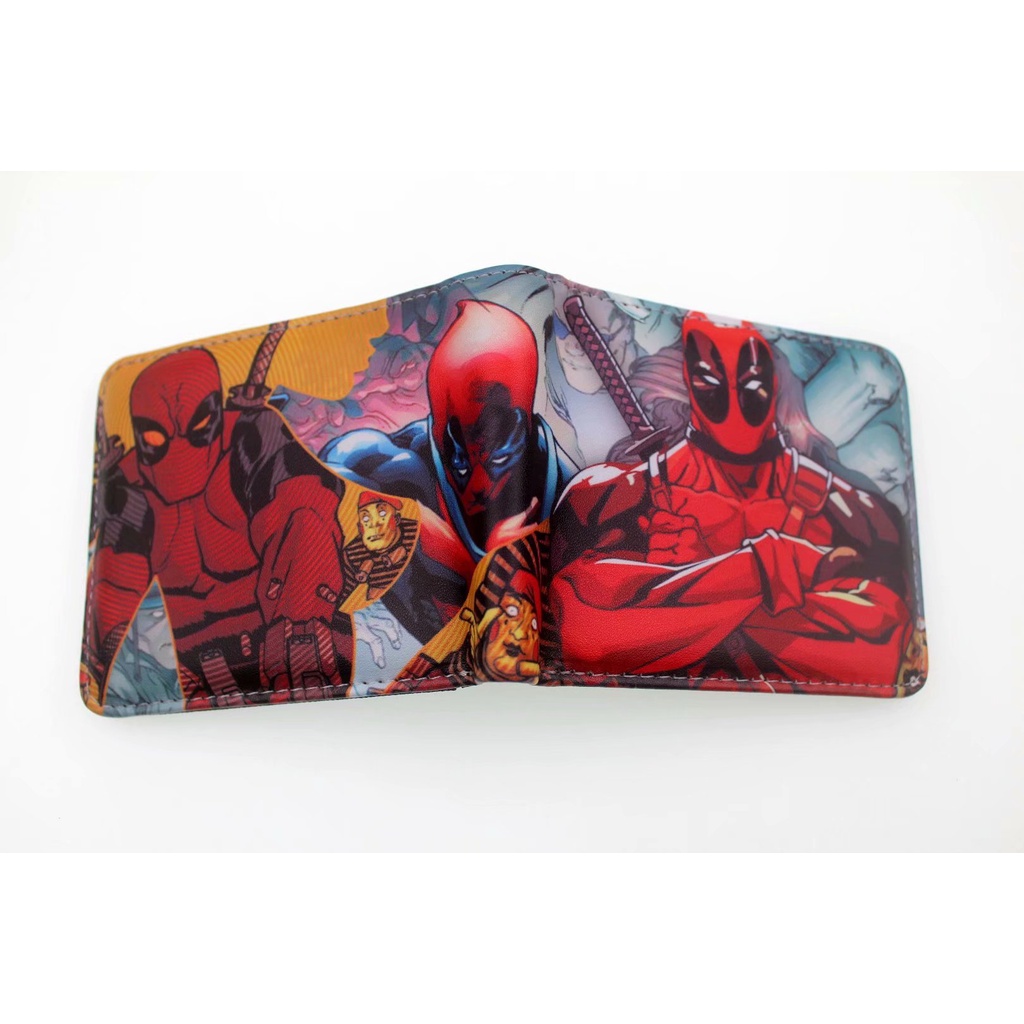 Ví Da PU Ngắn 20% Họa Tiết Siêu Anh Hùng Hoạt Hình