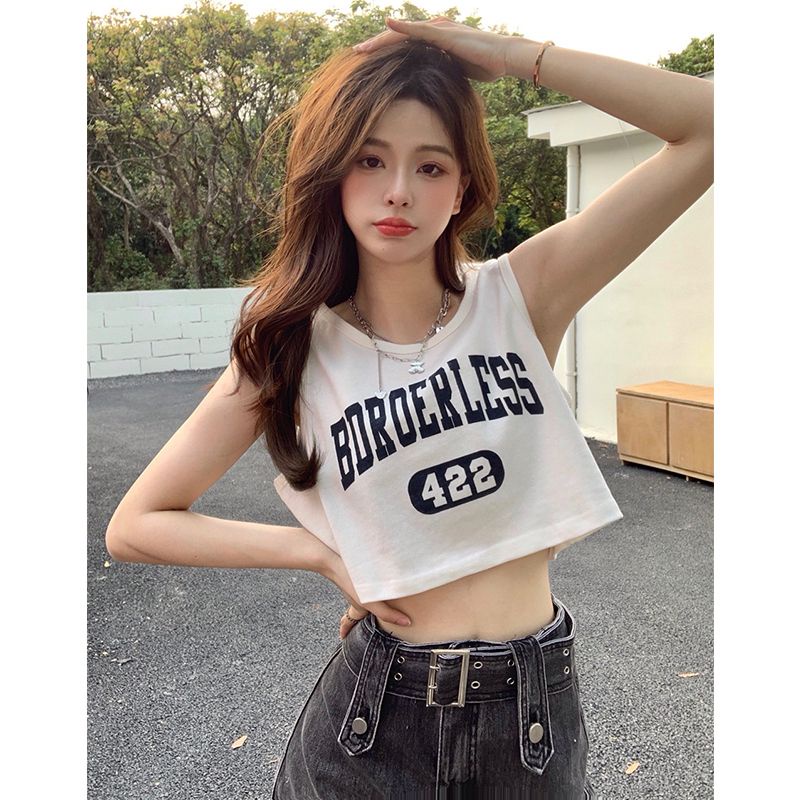 Áo Hai Dây Ngắn Dáng Rộng Màu Hồng Phong Cách Retro Mỹ Ngọt Ngào Mùa Hè Dành Cho Nữ Mặc Ngoài Trời / Búp Bê Barbie Core