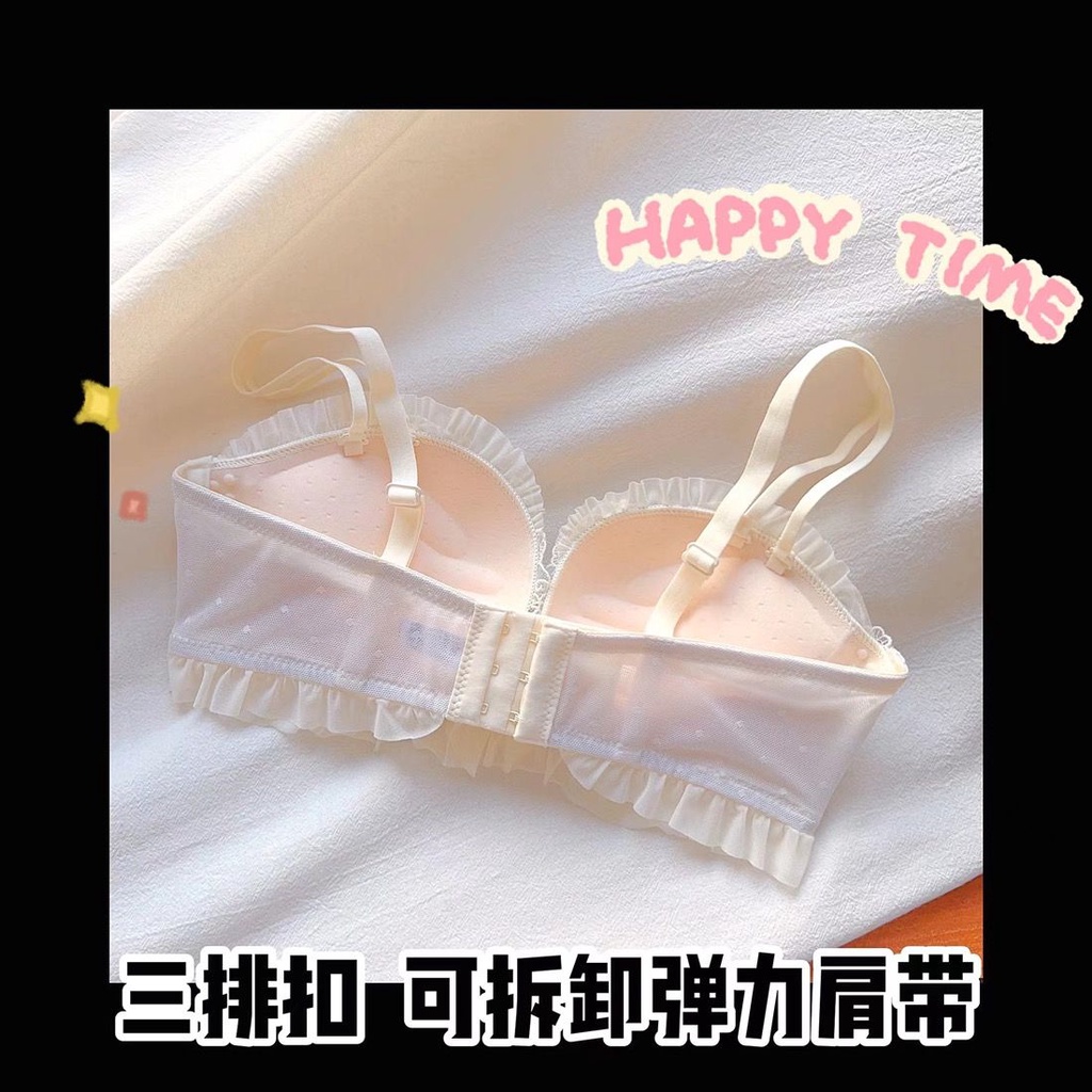 Bộ Đồ Lót Thêu Ren Dày Dặn Chống Chảy Xệ Thiết Kế Quyến Rũ Cho Nữ